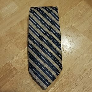 Calvin Klein striped silk tie